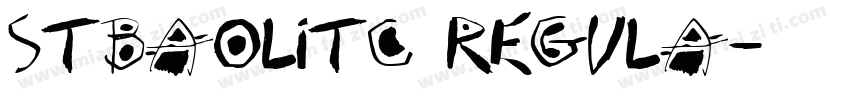 stbaolitc regula字体转换